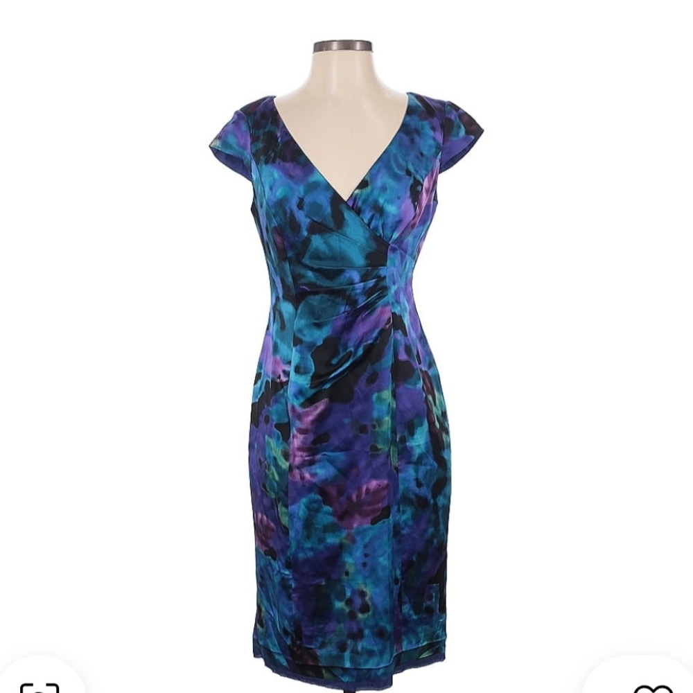 Kay Unger Silk Dress